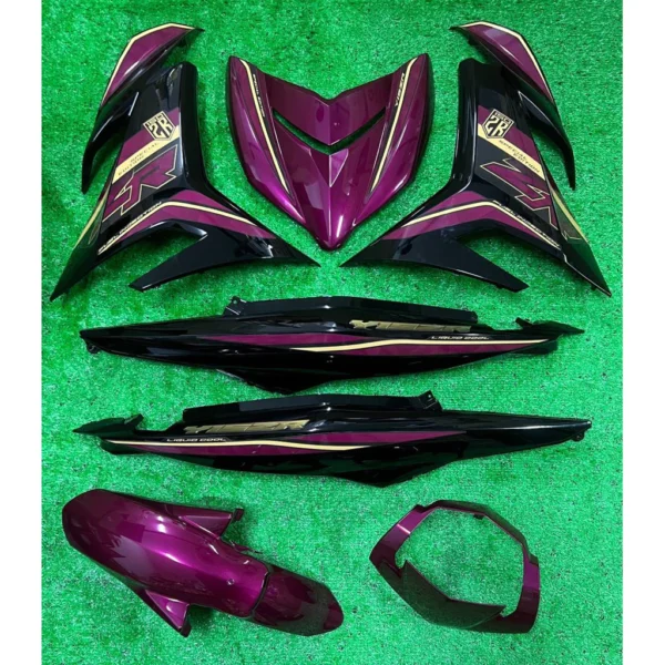 Y15ZR Titan Maroon Cover Set