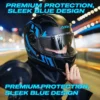 Random Road Racing Motorcycle Helmet   Dual Visor Full Face