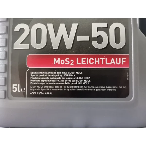 cab10f14e99ec2e5e73c7bb4b6f221ce.webp Liqui Moly MOS2 Leichtlauf 5L 20W50