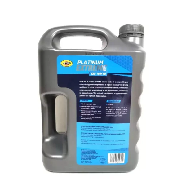 Pennzoil Platinum Extreme Mineral 15W50 4L