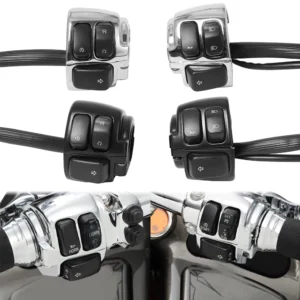 25mm Harley Handlebar Control Switch – Random Design (L7 × W5.5 × H7.2cm)
