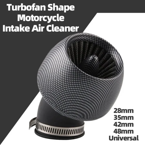 Universal Motorcycle Turbofan Air Filter – 35mm
