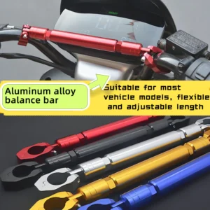 Universal Motorcycle Handlebar Cross Bar – Random Design