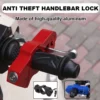 Motorcycle Anti-Theft Handlebar Lock – Random Design