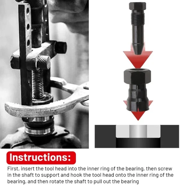 10-Piece Motorcycle Bearing Puller Set
