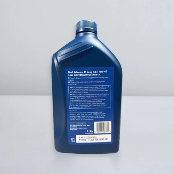 Shell Advance Long Ride 4T Motorcycle Engine Oil