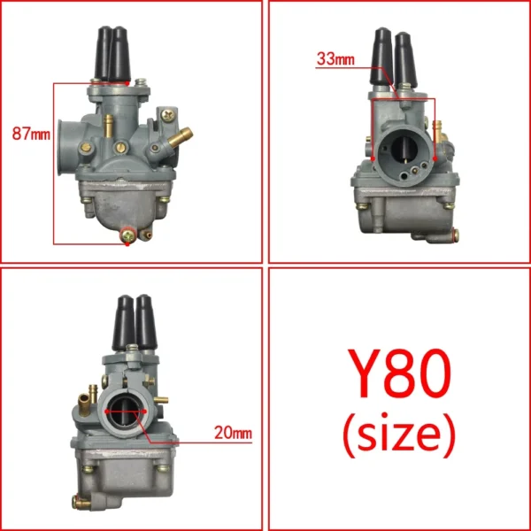 Yamaha Y80 Carburetor Assembly