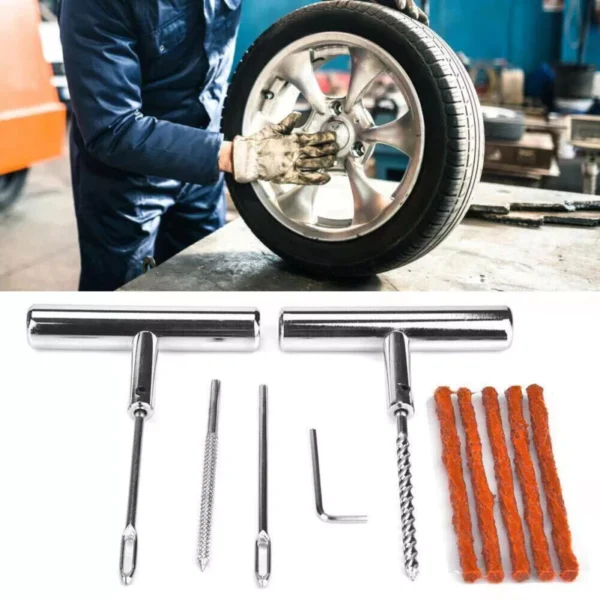 Motorcycle Emergency Tire Repair Tool Kit